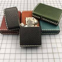 Suitable for ZIPPO lighters handmade leather case Italian tumbled vegetable tanned leather protective cover lighter case