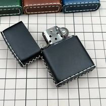 Suitable for ZIPPO lighter genuine leather handmade lighter set italian tannic leather sheath