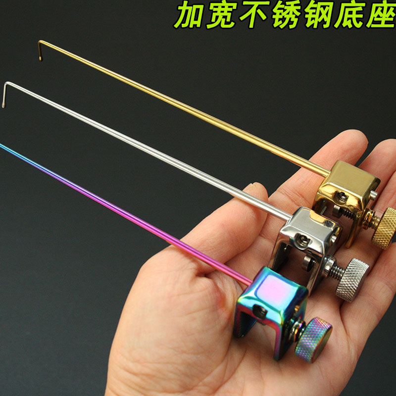 Thickened stainless steel widened bayonet Titanium alloy decoupling device Competitive decoupling device Flying knock table fishing guard needle black pit thick