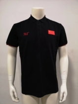 361 Degree Sports short T2019 sponsor National team new short sleeve polo shirt fashion sports short sleeve polo shirt