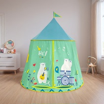Childrens Day gift small tent childrens indoor yurt boy can sleep foldable small house outdoor