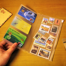 tn hand account book accessories traveler notebook day note Benox leather handbill PVC zipped bag bill cashier bag