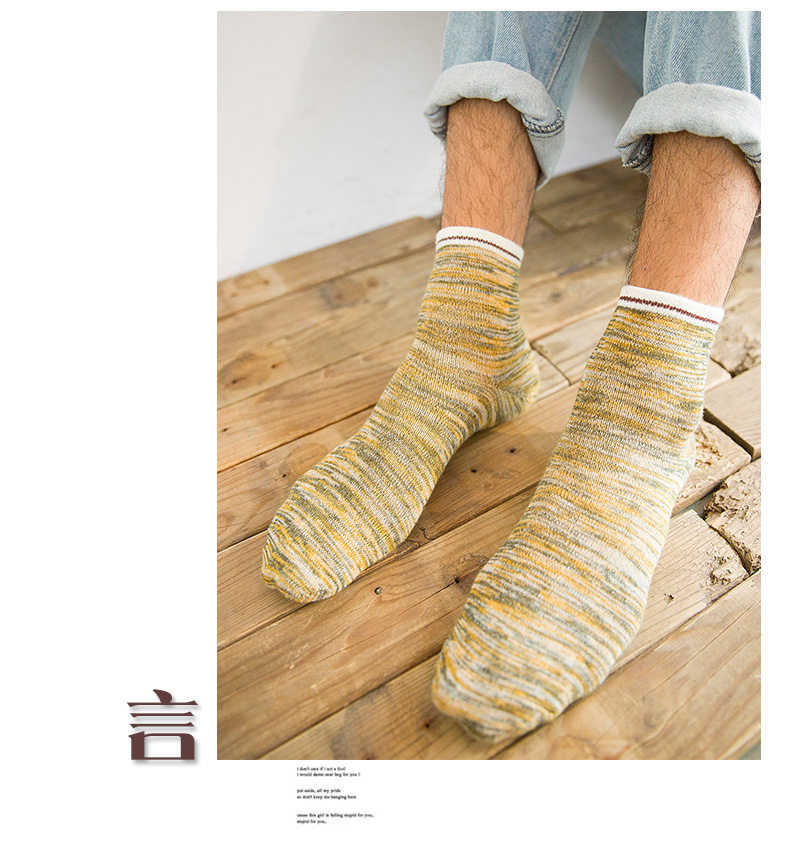 Vớ nam vớ vớ cotton vớ bốn mùa vớ bóng rổ thoáng khí vớ thể thao xu hướng vớ khử mùi mùa thu và mùa đông vớ nam vớ xỏ ngón nam