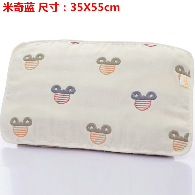 Trẻ em dày gối bông bao gồm sáu gạc bé gối bé gối bao gồm một vườn ươm thấm, thoáng khí - Khăn gối vỏ gối đẹp