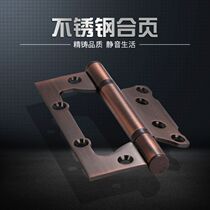 Stainless steel silent hinge double-leaf 5-inch hinge door hinge hinge door and window hardware accessories factory direct sales