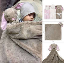 ins autumn and winter new childrens sleeping bag cover quilt crystal velvet newborn blanket blanket mother and baby holding quilt baby supplies