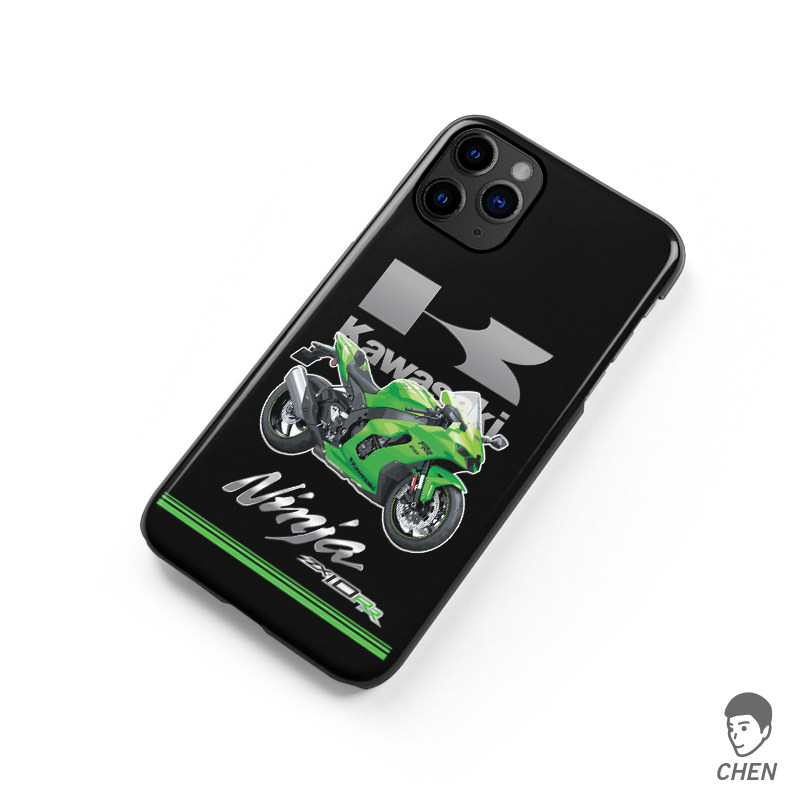 手机壳 21川崎KAWASAKI ZX-10R摩托车忍者摩托车硅胶手机壳适用苹果