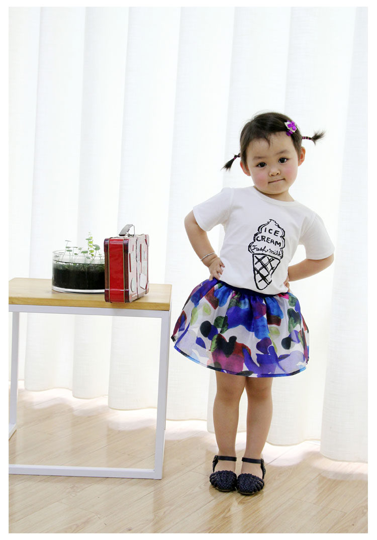 Jupe fillette en mélange - Ref 2048896 Image 16