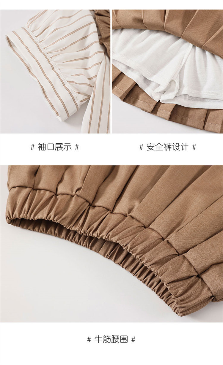 Детская рубашка для детского сада, комплект, летняя форма для школьников и студентов, в британском стиле 