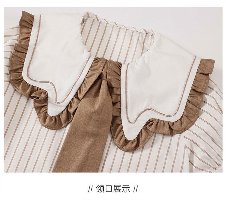 Детская рубашка для детского сада, комплект, летняя форма для школьников и студентов, в британском стиле 