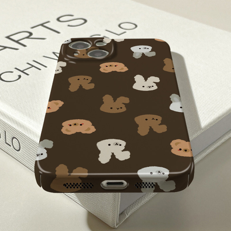 Cute Inverted Bear And Rabbit Phone Case For Your Smartphone_voghion.com