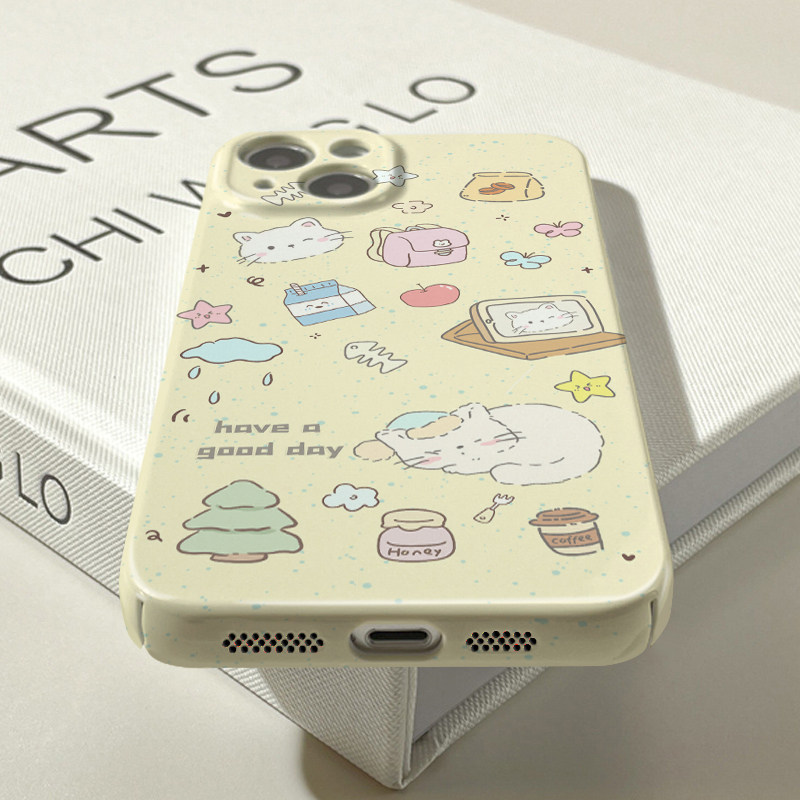 Phone Case For Little Cat Design Stylish Protective Cover_voghion.com