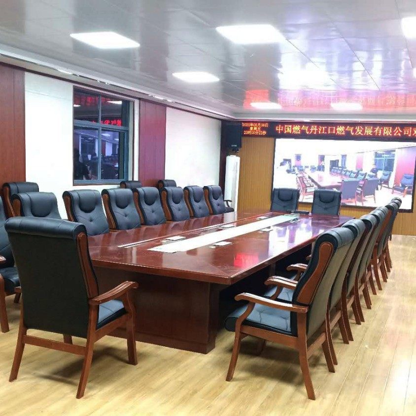 Soliwo conference table large conference room chairs and tables combined paint Chinese table long table government meeting table paint