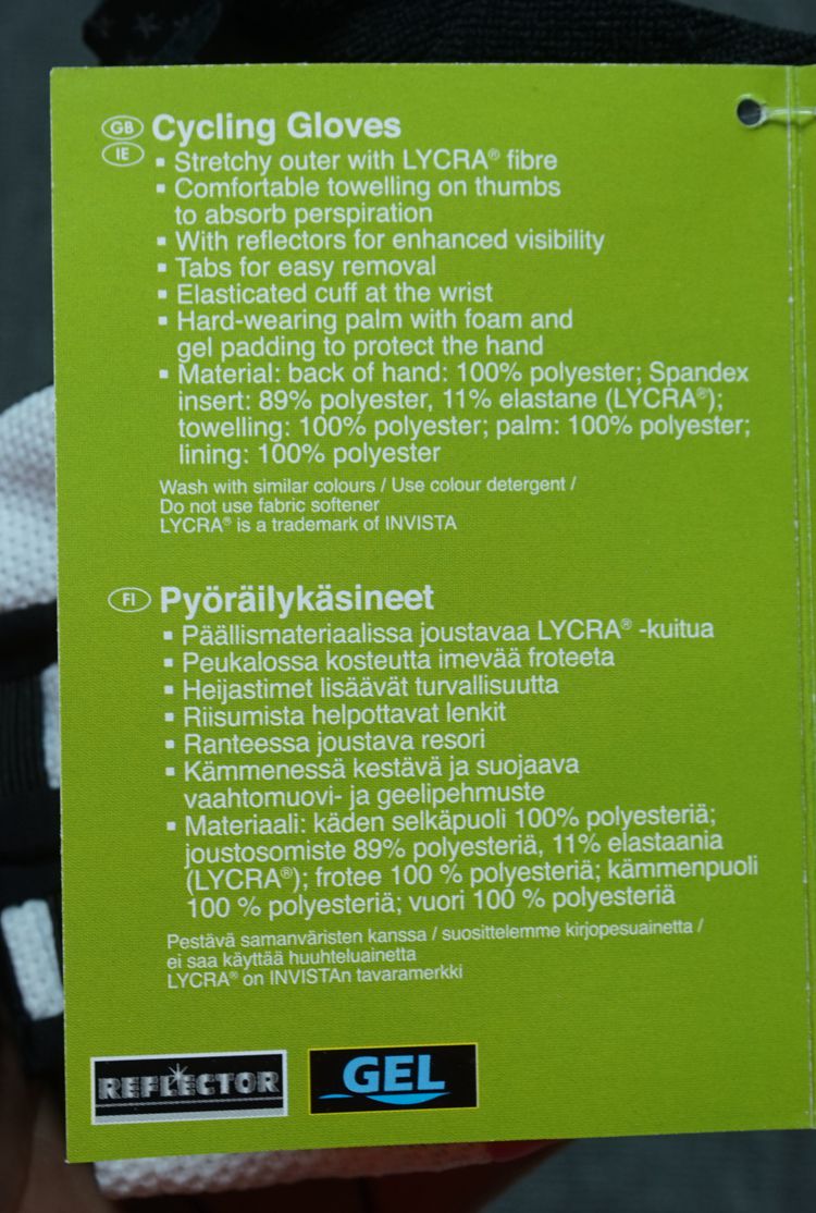 Gants de cyclisme mixte - Ref 2238925 Image 37