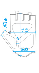 Gants de cyclisme mixte - Ref 2238925 Image 6