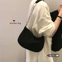 Original yumiko Korean wind chic minimalism 100 lap single product top retro American casual armpit chain bag