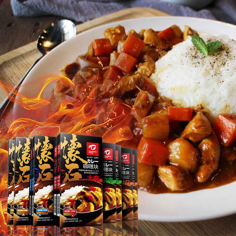Tianpeng flagship store curry block original taste gankou Xin Tai Sin Japanese style spicy curry block 100g * 10