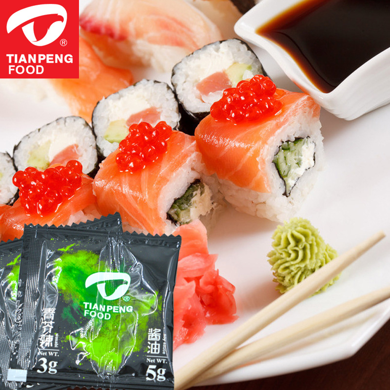 Tianpeng flagship store Qingmustard spicy 3g soy sauce 5g spicy root soy sauce bag mustard sauce mate 10 bag