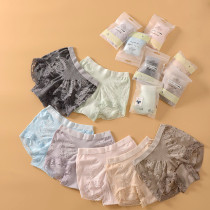 Shopkeeper recommended ~ postpartum belly butt panties Womens medium and high waist briefs elastic sexy lace pants