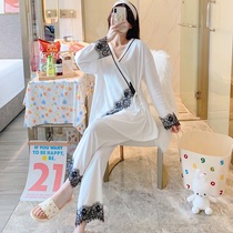 Modal Yuezi Suit Summer Thin Postpartum Nursing Home Clothes 9 10 Months Spring and Autumn Stay and Discharge 7 Pregnant Womens Pajamas