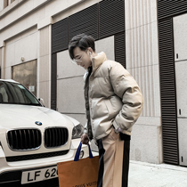  (VERA MENS)Winter cotton clothes mens short jacket thickened bread clothes handsome pu leather jacket cotton jacket cotton jacket