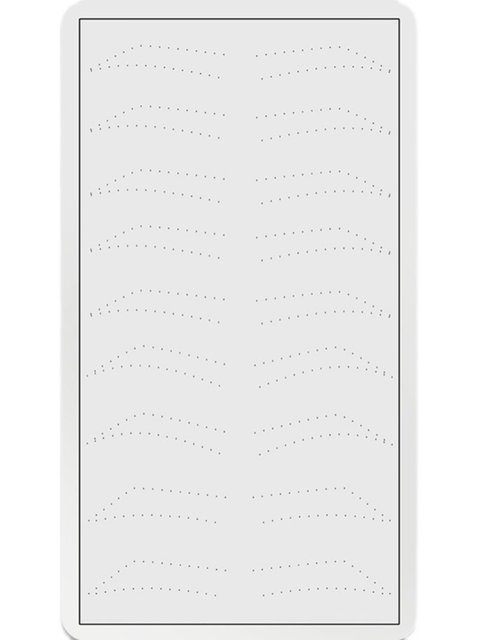 Tattoo practice leather, wild line eyebrows, artificial leather, semi-permanent beginner's practice, fake leather to assist learning leather