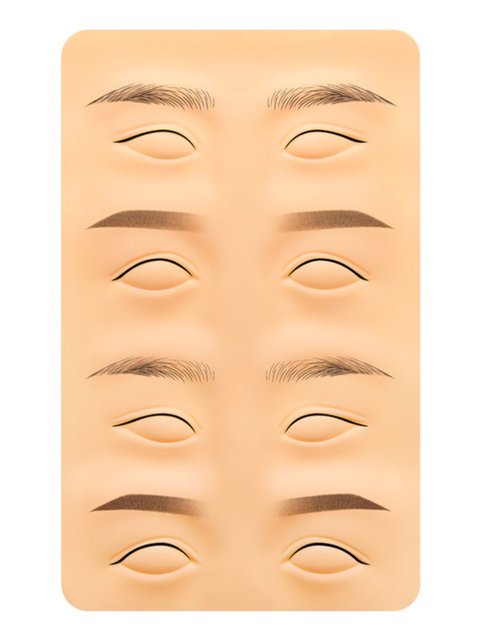 Semi-Permanent Tattoo Practice Leather Ingenious High-Quality Silicone Eyebrow Tattoo Eyeliner Thickeneded Simulated Leather Novice Fake Leather