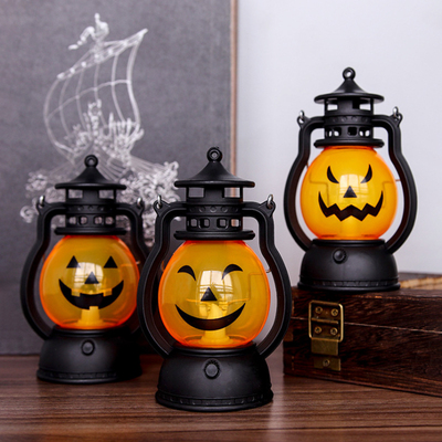 taobao agent Retro electronic handheld pumpkin lantern, props, halloween