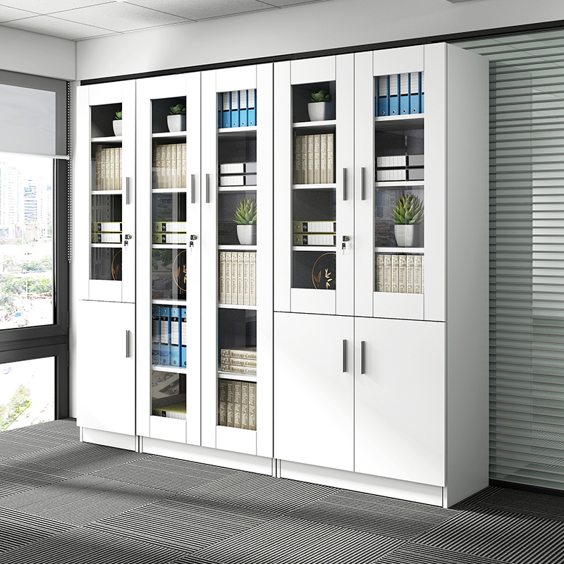 Office filing cabinet information cabinet wooden floor shelf bookcase locker financial storage large cabinet low cabinet