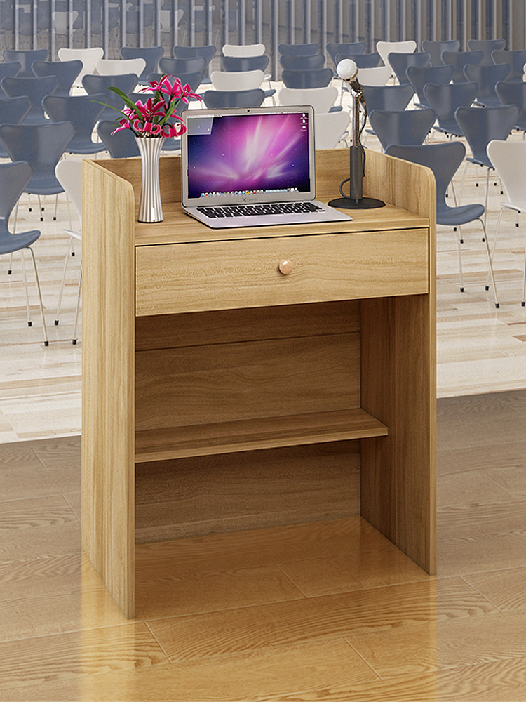 Lecture table Welcome desk Reception desk Speech desk Consultation desk Lecture table Simple modern small shopping guide table Emcee table