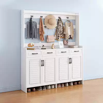 Shoe cabinet home door storage large capacity simple storage cabinet simple modern multi-function hanger Integrated Portal cabinet