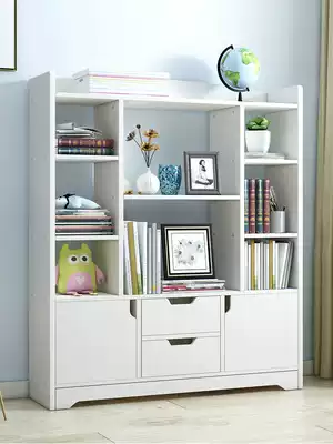 Simple landing bookshelf Student Assembly cabinet simple multi-layer bookcase home Space storage rack