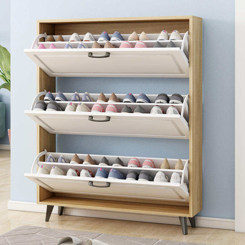 Shoe cabinet household door large capacity ultra-thin dump shoe cabinet entry entry balcony storage cabinet simple storage shoe rack