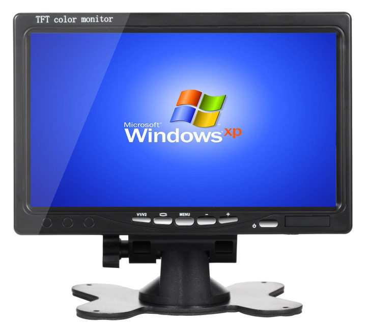 HD VGA7 "Display 7" Computer Screen Monitoring Display Small Screen HDMI Input Built-in Horn