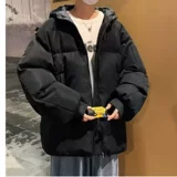 Мужской зимний пуховик, утепленная спортивная форма, куртка с капюшоном