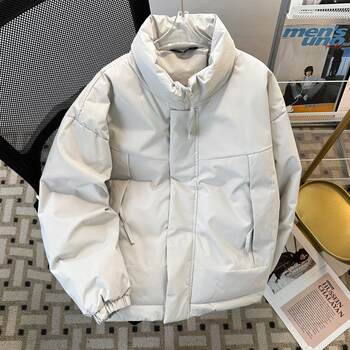 Men and women stand collar black cotton coat for winter new cotton jacket couples' clothing bread suit warm short down cotton jacket jacket Men and women stand collar black cotton coat for winter new cotton jacket couples' clothing bread suit warm short down cotton jacket jacket