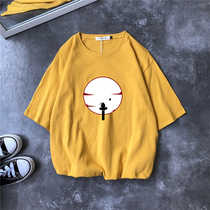 2021 new male summer ins simple short sleeve T-shirt Tide brand loose Joker trend Harajuku wind Half sleeve men