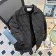 Black rhombus lapel down jacket for men and women winter quilted thickened casual loose lamb velvet cotton jacket