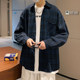 2024 ພາກຮຽນ spring and autumn bf new casual men's jacketteens loose trendy Korean plaid shirt long-sleeved men's jacket