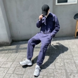 Брендовая цветная униформа медсестры, комплект для отдыха, трендовый комбинезон, штаны, осенняя, в корейском стиле, оверсайз