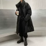 Зимний цветной дизайнерский удерживающий тепло пуховик, куртка, плащ, тренд сезона, оверсайз