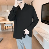 Рубашка, летний лонгслив, тонкий белый костюм, куртка