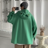 Демисезонная трендовая утепленная толстовка, удерживающий тепло лонгслив в стиле хип-хоп, свободный крой