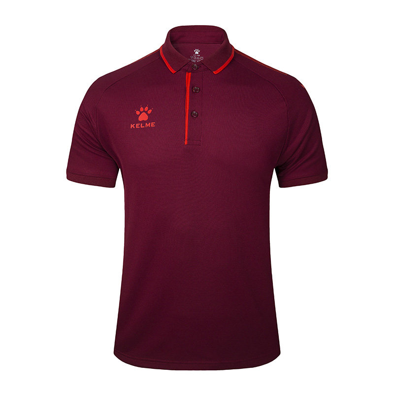KELME Men's sports Polo shirt Business casual Paul short sleeve summer lapel group dress T-shirt