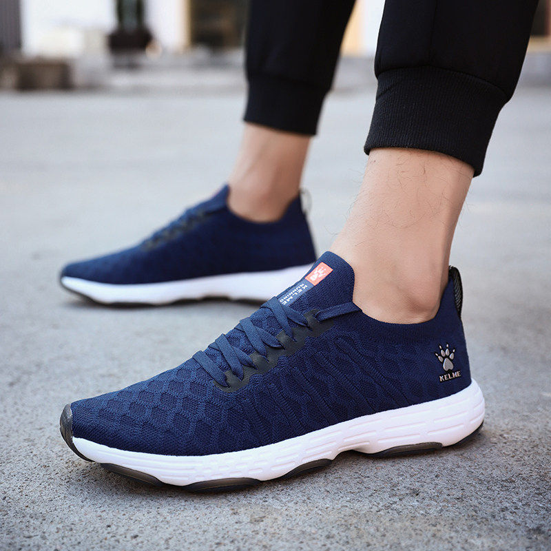 KELME Kalmei Men and Women Leisure Couple Shoes Light Breaky Anti-Skiing Skies Hundred with a Running Shoes