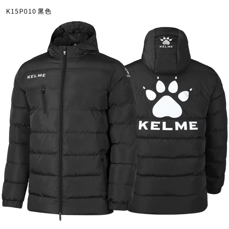 Áo khoác thể thao KELM Calme nam và nữ đào tạo bóng đá mùa đông cho trẻ em trong phần dài của áo khoác bông dày áo lông vũ