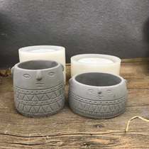  Handmade diy cement succulents homemade flower pot silicone mold