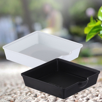 Dalin male breathable plastic small square pot tray fleshy plastic flowerpot tray