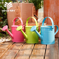 Worsch worth gardening sprinkler water bottle watering pot iron fleshy sprinkler bucket 1 5L pot watering kettle