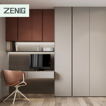 ZENIG modern minimalist bedroom custom bookcase table wardrobe integrated to the top aig plate Full house furnishing and set